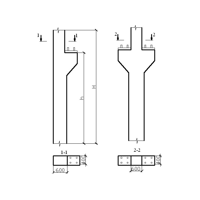 Колонна железобетонная 5к 132-10